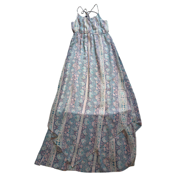 American Eagle Paisley Boho Print Maxi Dress - sheer and flowy - size M - Picture 12 of 16